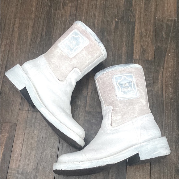 Maison Margiela MM6 Women’s painted leather boots - Picture 1 of 5